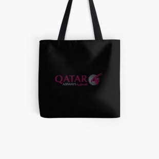 Qatar Airways Merchandise Tote Bag- by faizrviewio