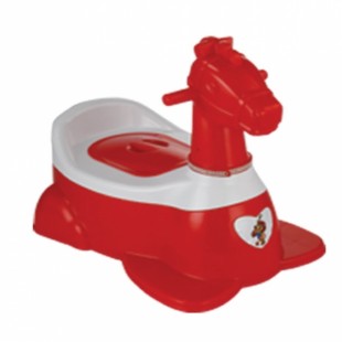 Horse Baby Potty Red