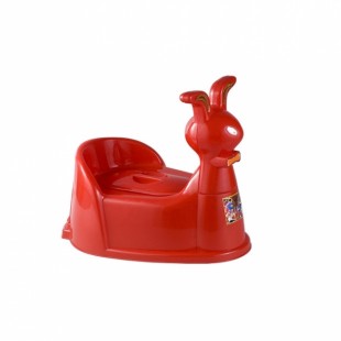 Rabbit Baby Potty Red